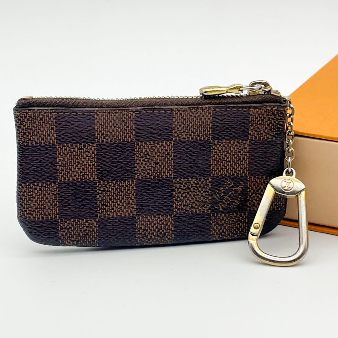 【極上美品】ルイヴィトン ダミエ ポシェットクレ ケース キーケース