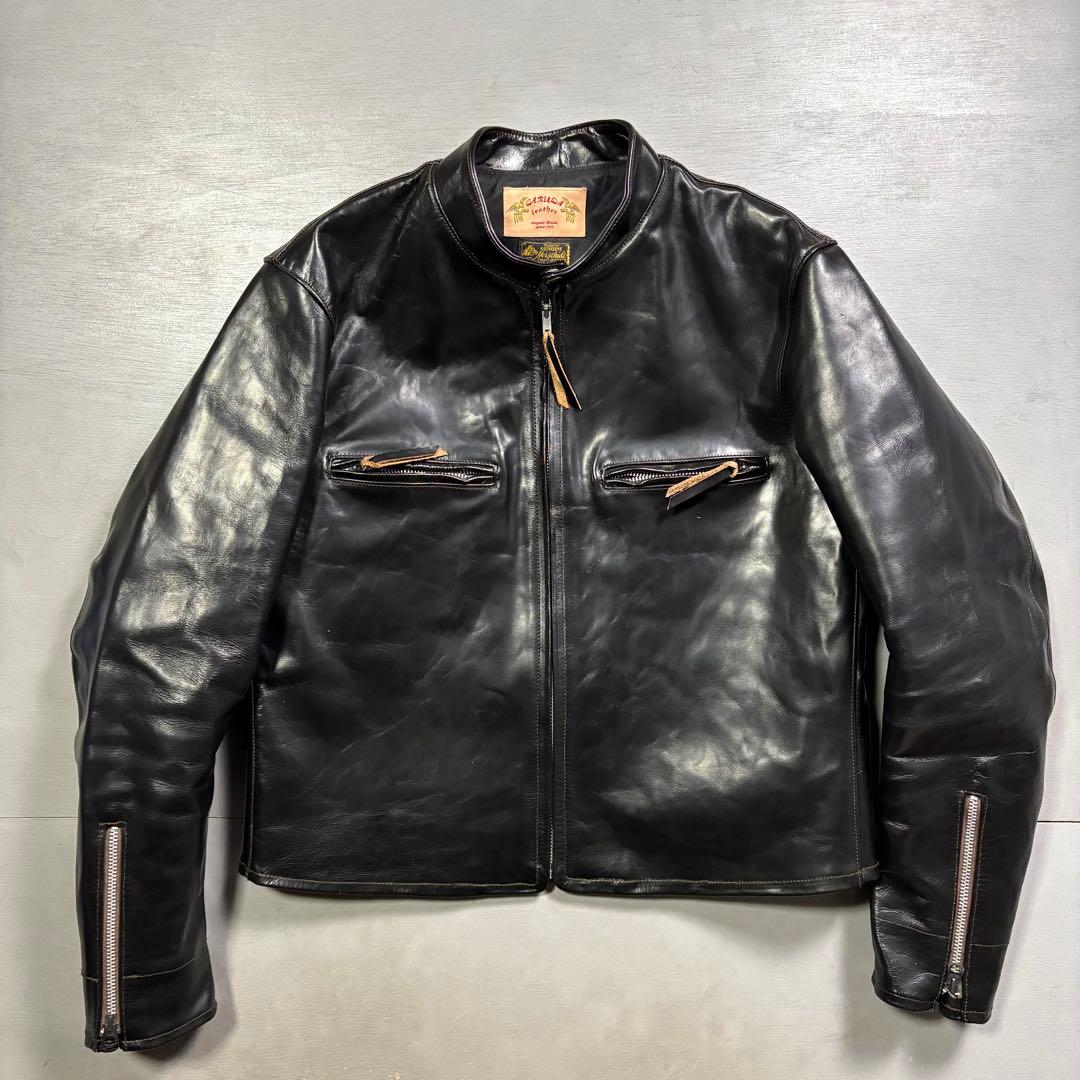 GARUDA leather レザージャケット　ホースハイド　馬革　42 XL