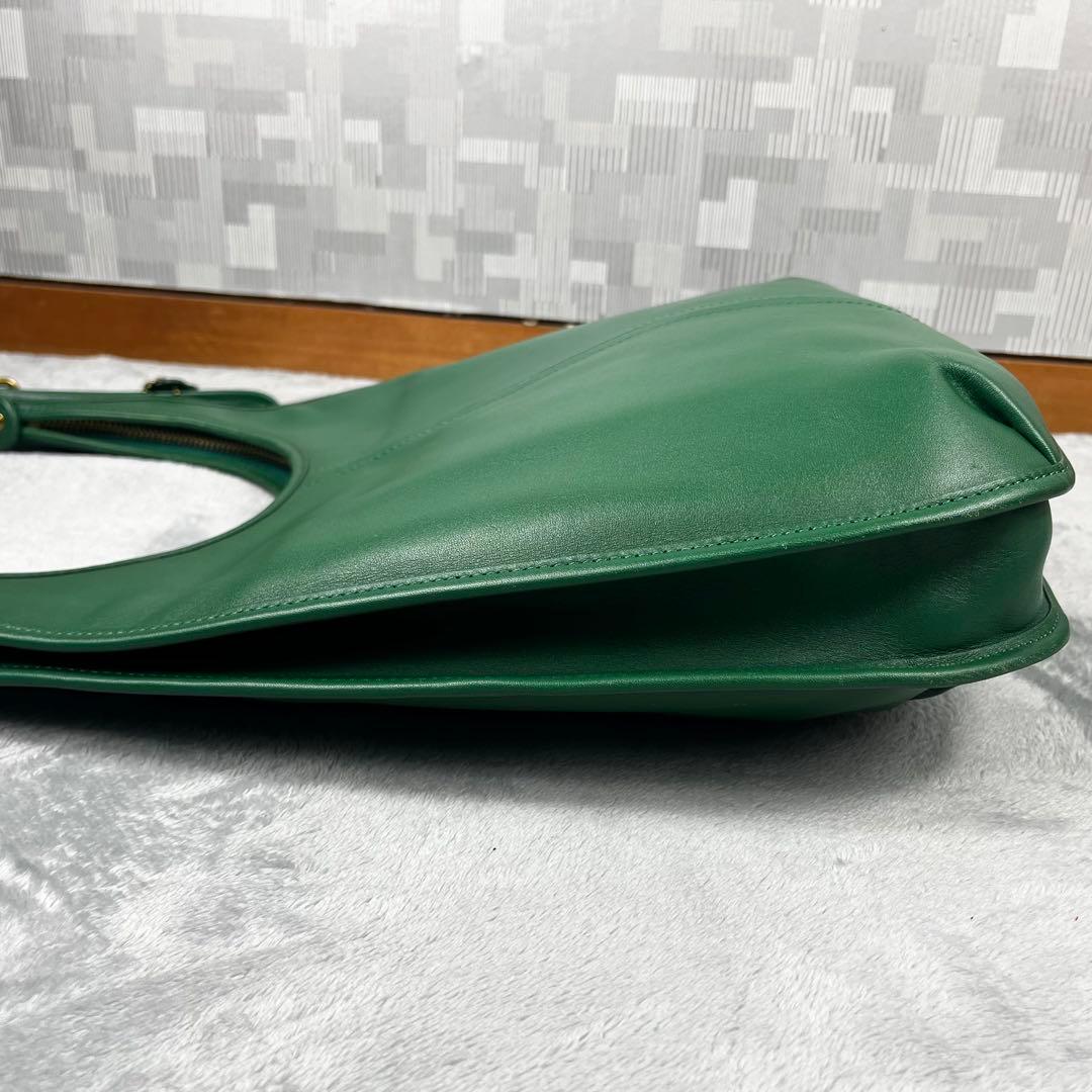 Coach エルゴ33 ショルダーバッグ グラブタンレザー C2264 グリーン