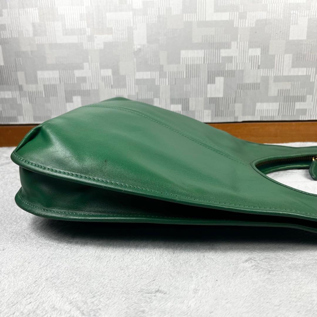 Coach エルゴ33 ショルダーバッグ グラブタンレザー C2264 グリーン