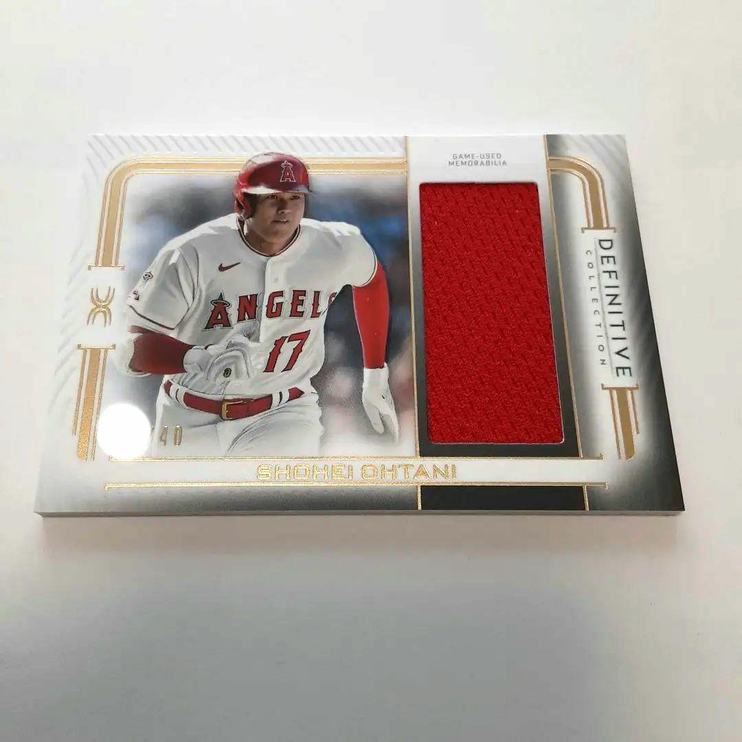 2023大谷翔平選手40枚限定本人実使用ジャージ入りtoopsジャンボ　レリック