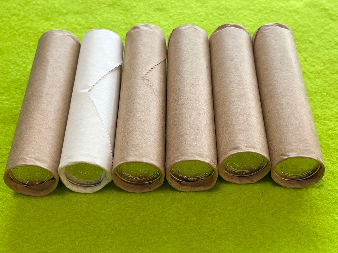 中国硬貨　中国人民銀行　五分　全6巻　1巻50枚　未使用本物 商品説明必読