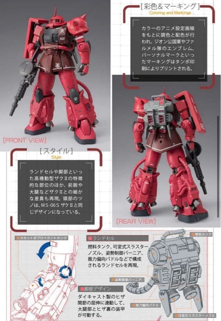 GUNDAM FIX FIGURATION シャア専用高機動型ザクII