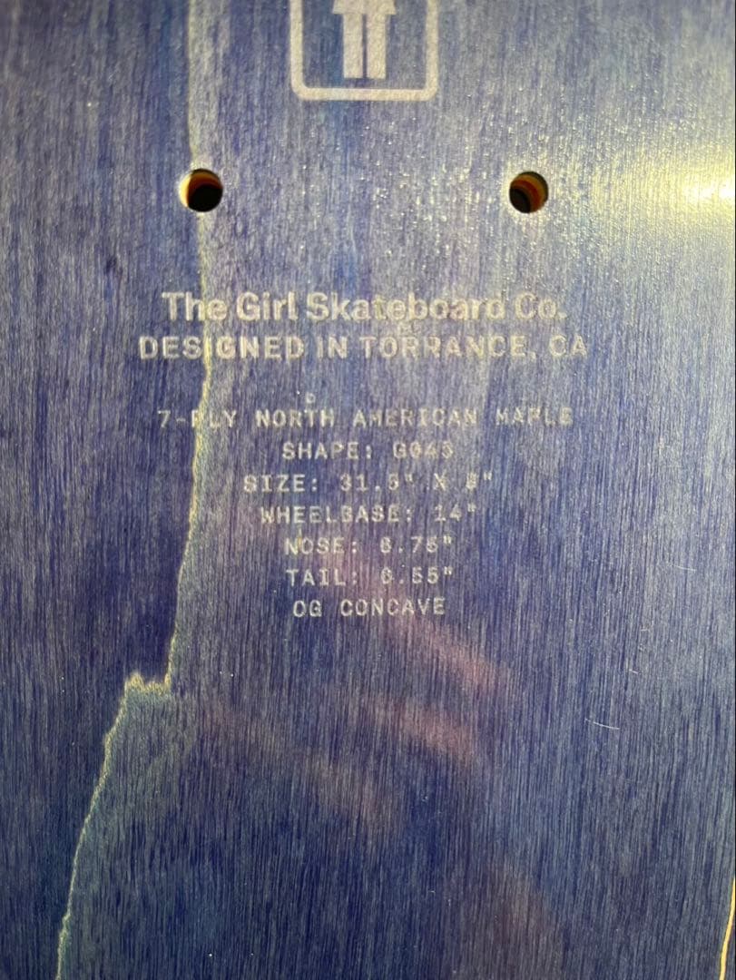 ガール　8.1 デッキ グラデーション