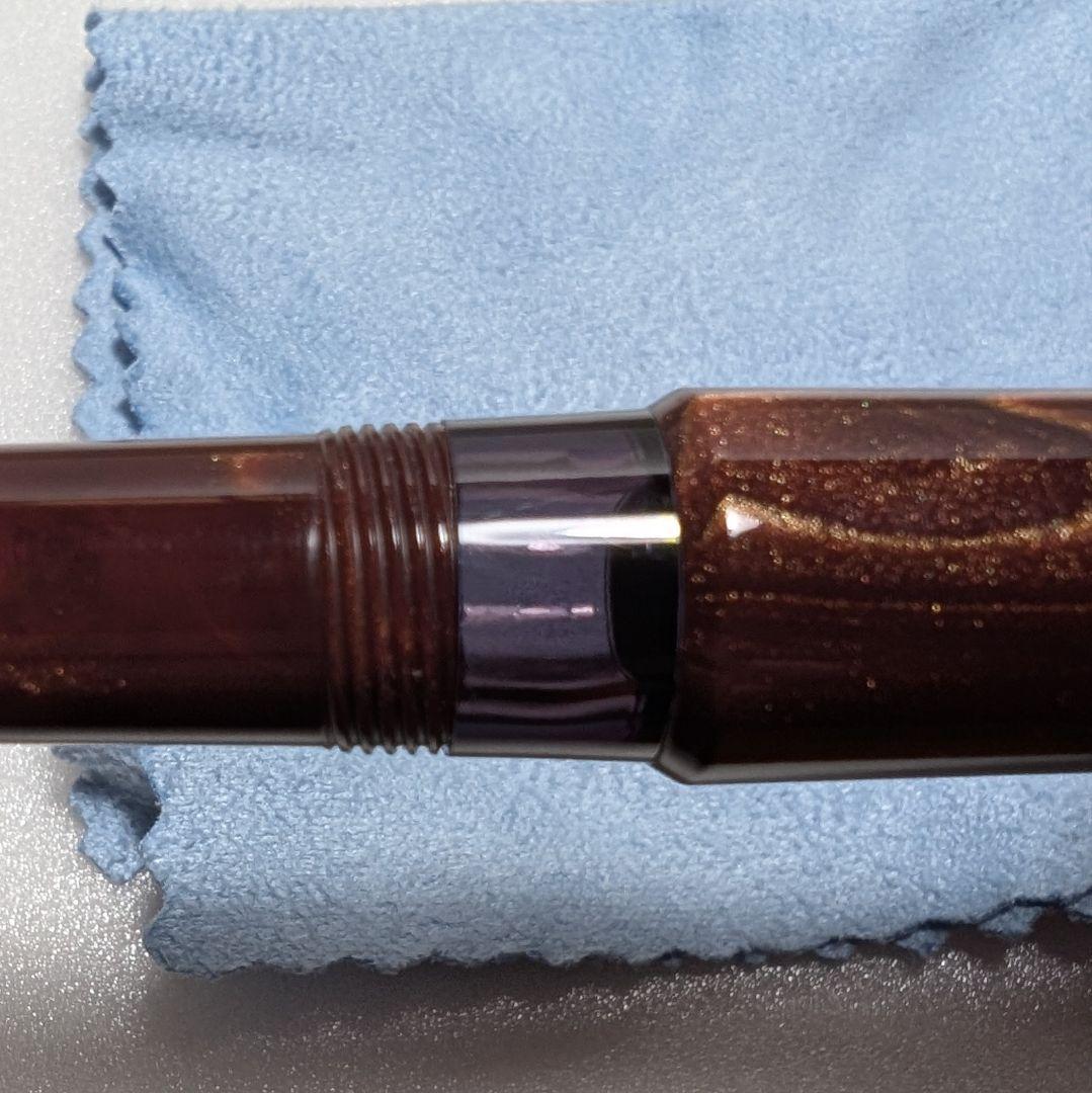 mu-様 伊東屋 ROMEO No.3 万年筆 深紫 Mニブ インクセット