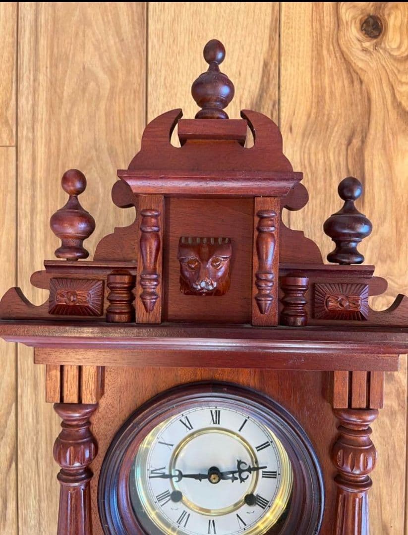 クラシック木製振り子時計