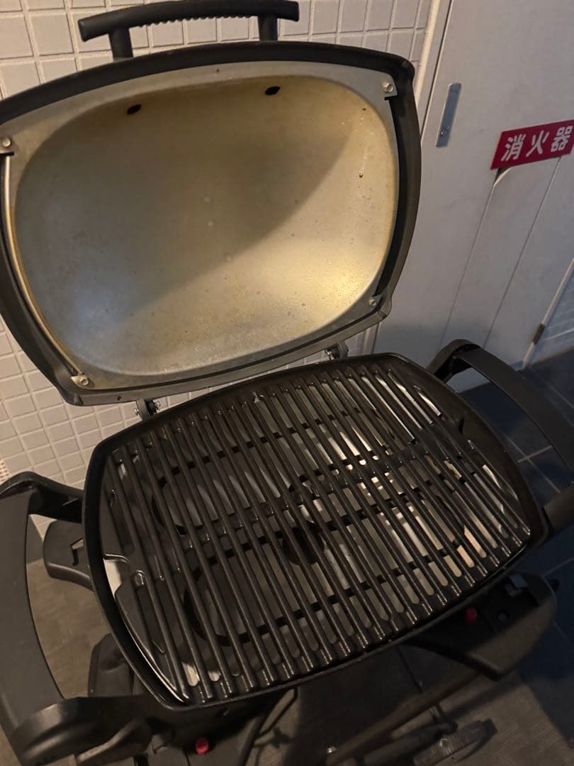 Weber Q1400 グレー バーベキューコンロ　カバー付