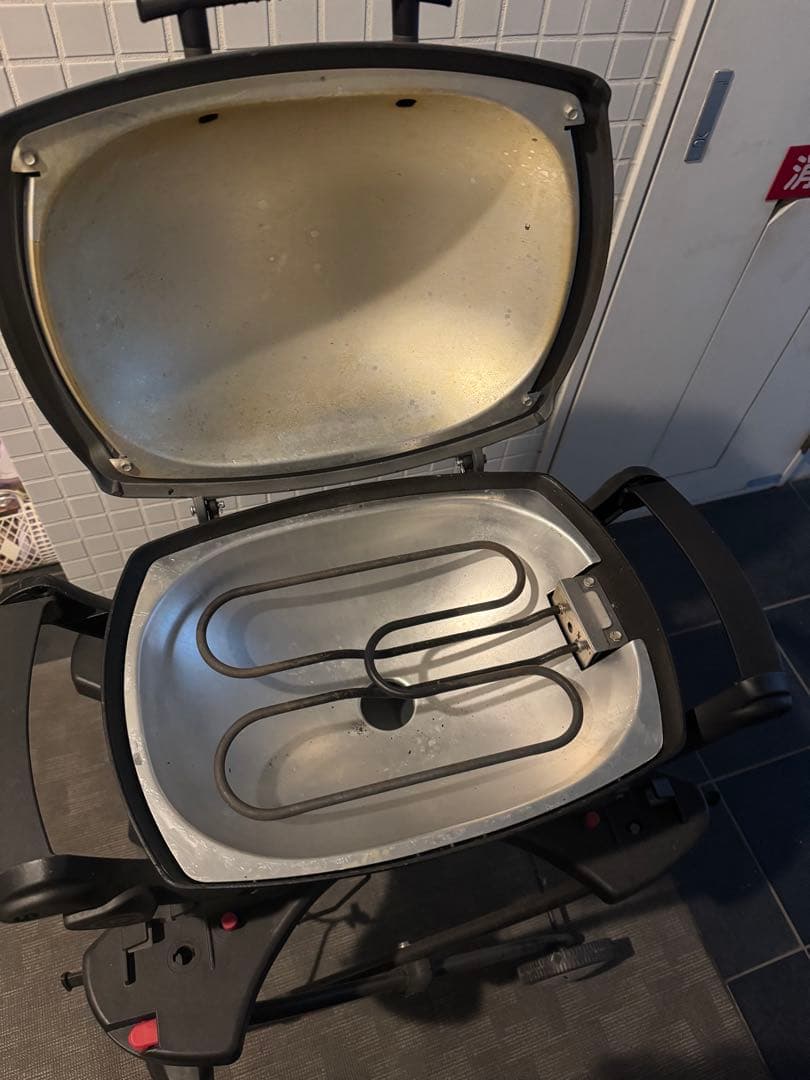 Weber Q1400 グレー バーベキューコンロ　カバー付