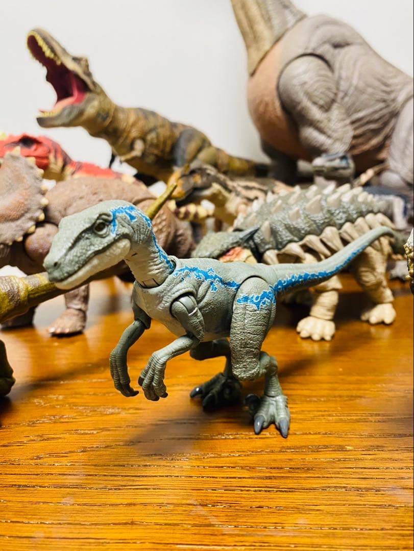 ジュラシックパーク　ハモンドコレクション　フィギュア　恐竜　Tレックス　ラプトル
