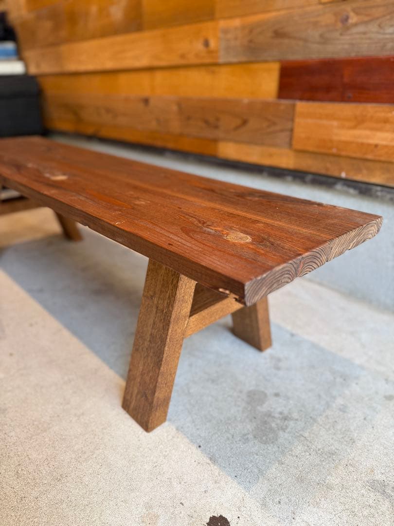 屋久島地杉のベンチ