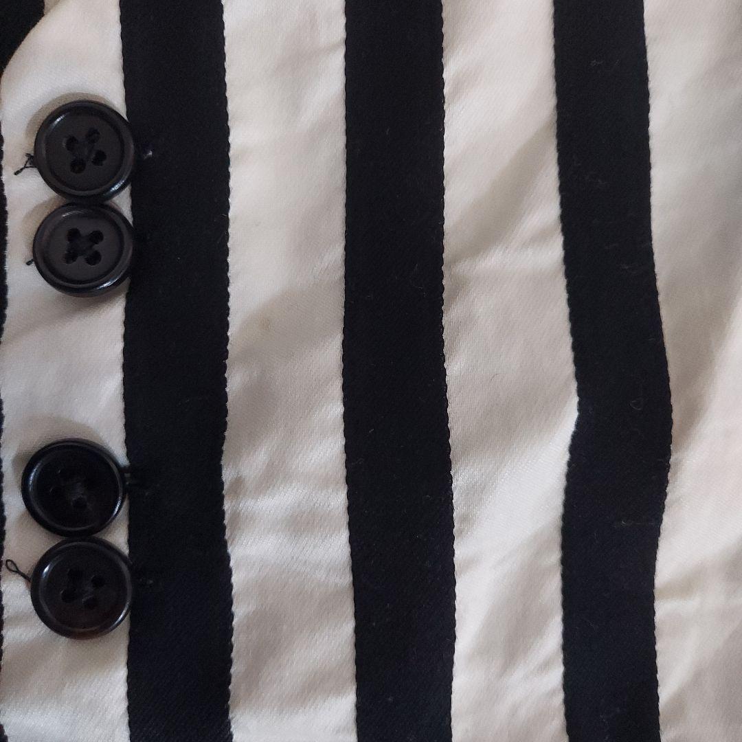 ANN DEMEULEMEESTER 2014SS ストライプジレ XS