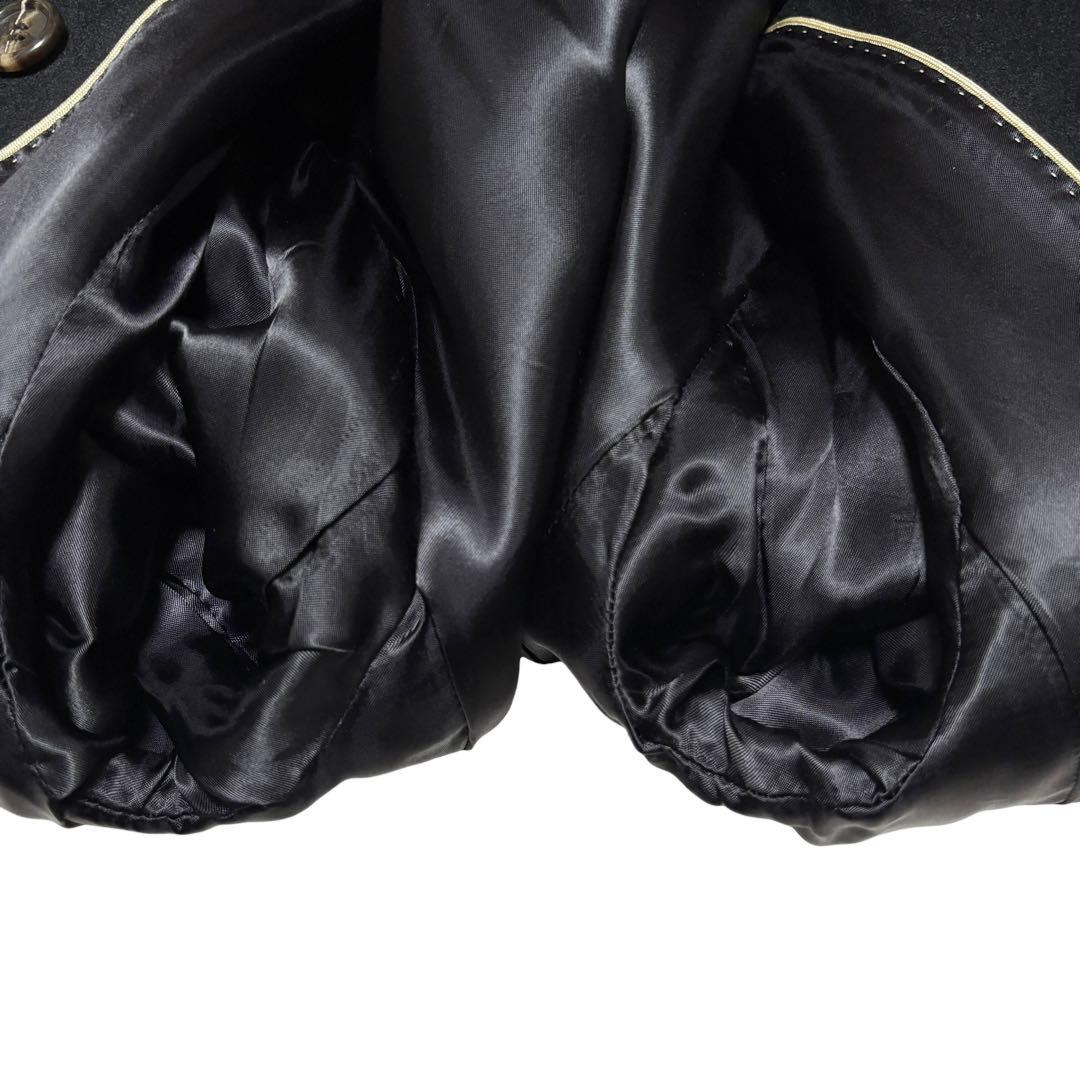 美品 INED イネド カシミヤ100% チェスターコート ブラック ベルト