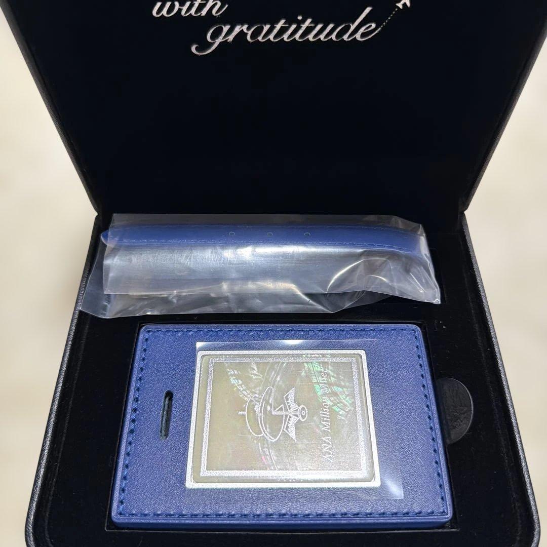 ANA オリジナル ネームタグ ライフタイム 100万 マイル 記念品 未使用品