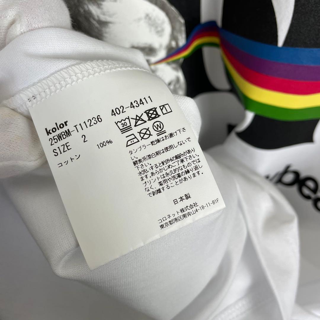 25AW kolor BEACON カラービーコン Tシャツ　カットソー　2