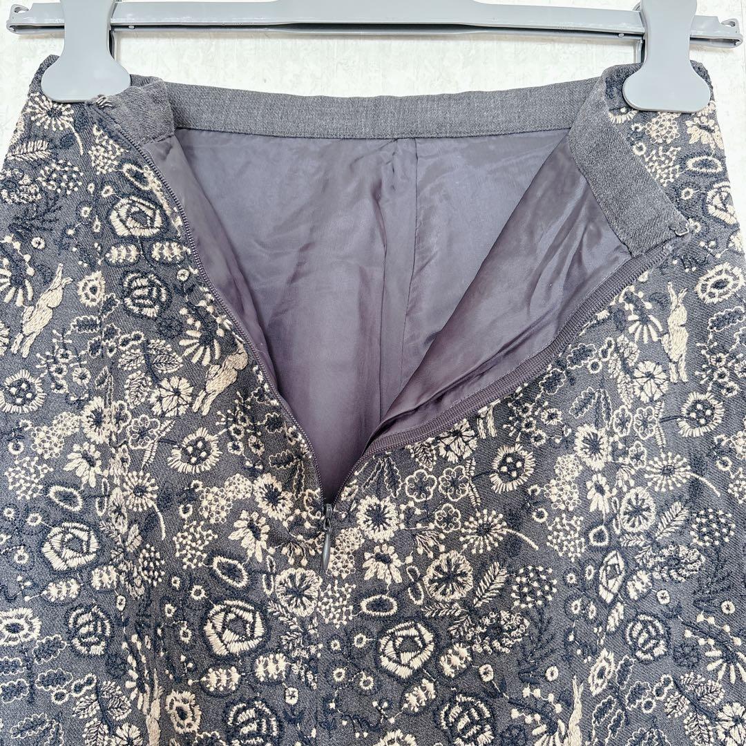 【希少】mina perhonen celebrate 総刺繍 スカート 日本製