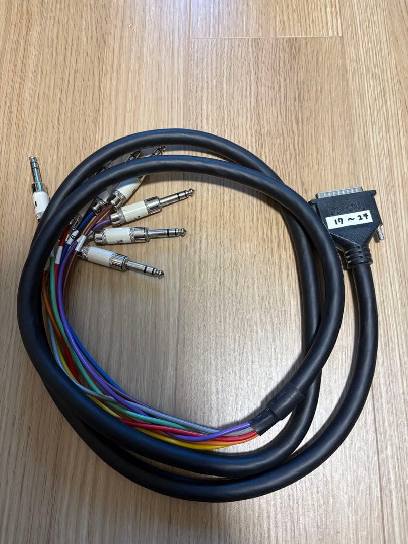 （3本セット）HOSA マルチケーブル 2m（D-sub／TRSフォン）