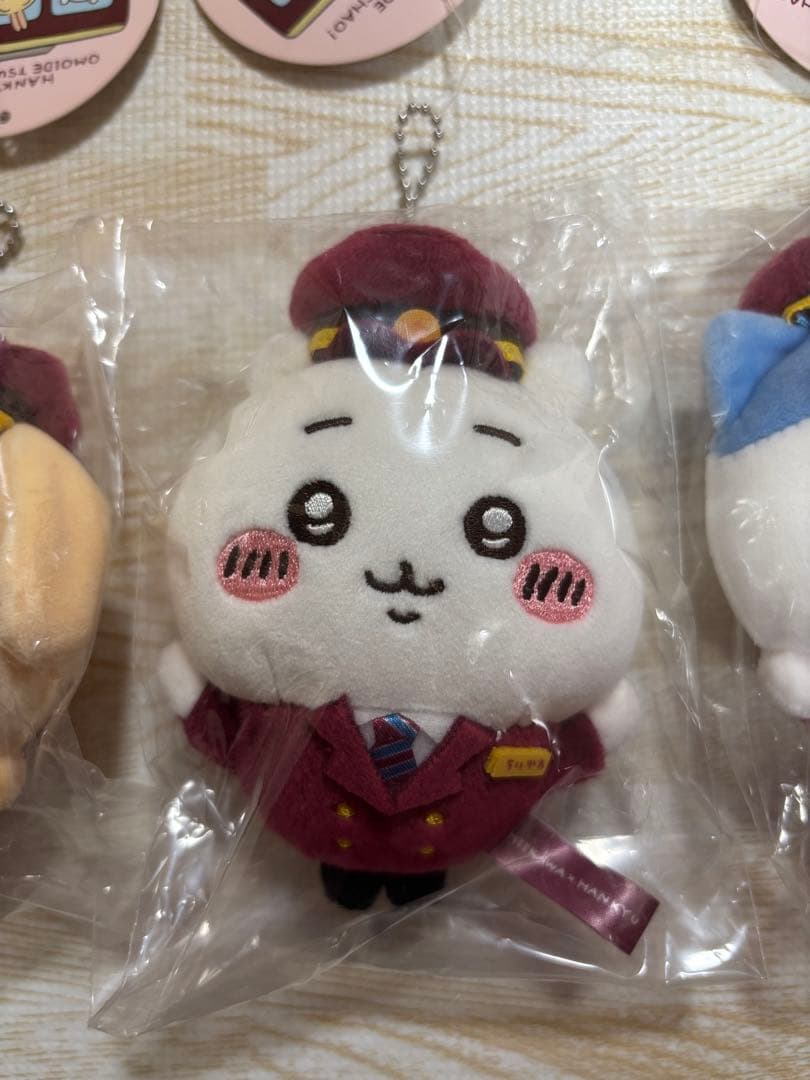 ちいかわ　阪急電車な　ぬいぐるみ3体セット