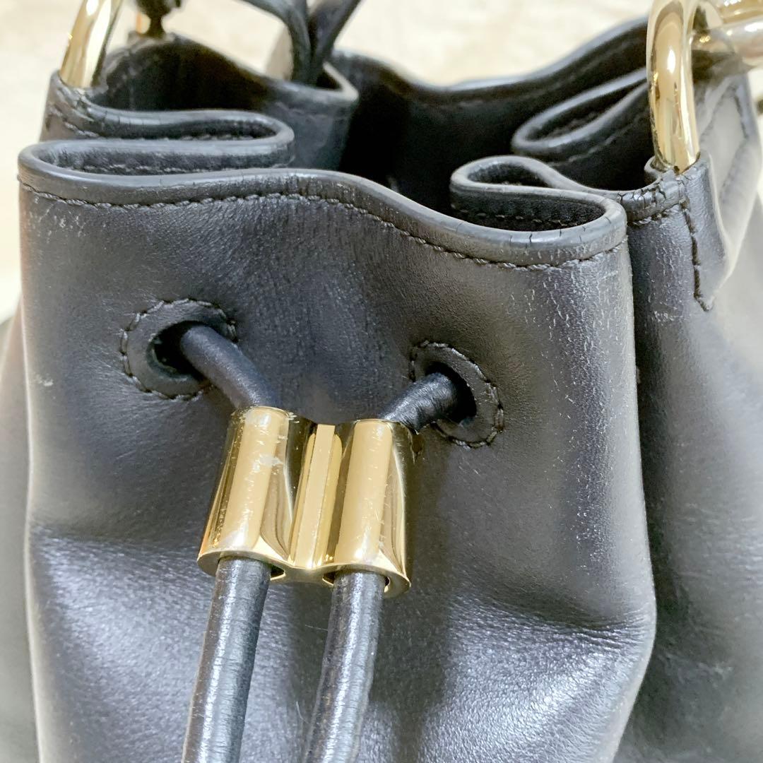 【KEIKO】アレキサンダーワン ゴールドスタッズ ショルダー バッグ 黒