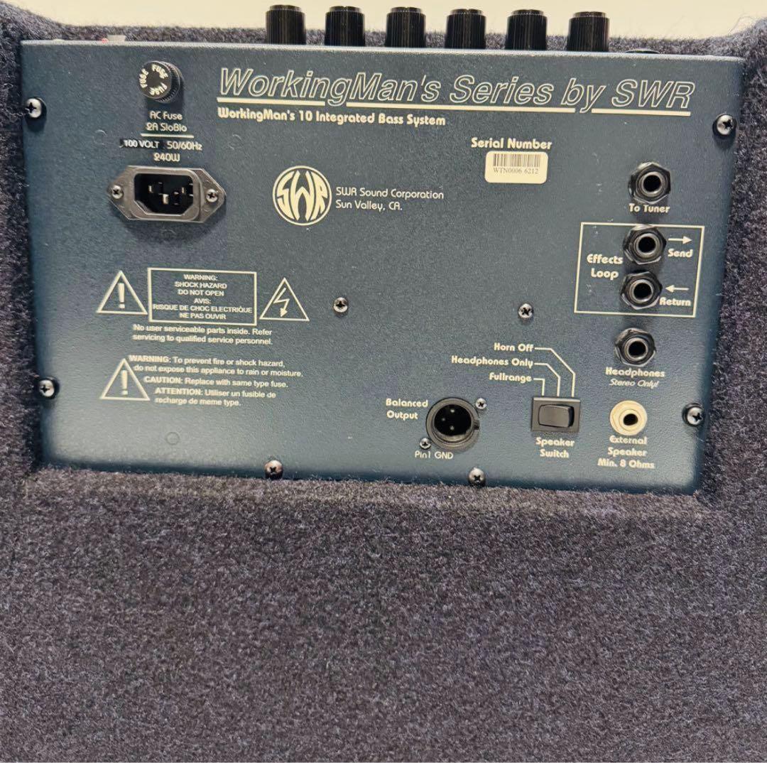 SWR workingman's 10 コンボアンプ80w ベース
