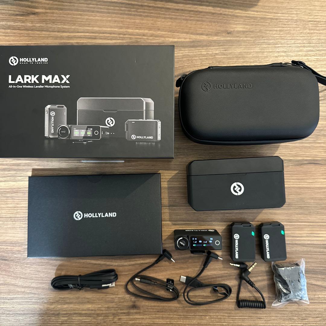 【ほぼ未使用】HOLLYLAND LARK MAX ワイヤレスマイクシステム