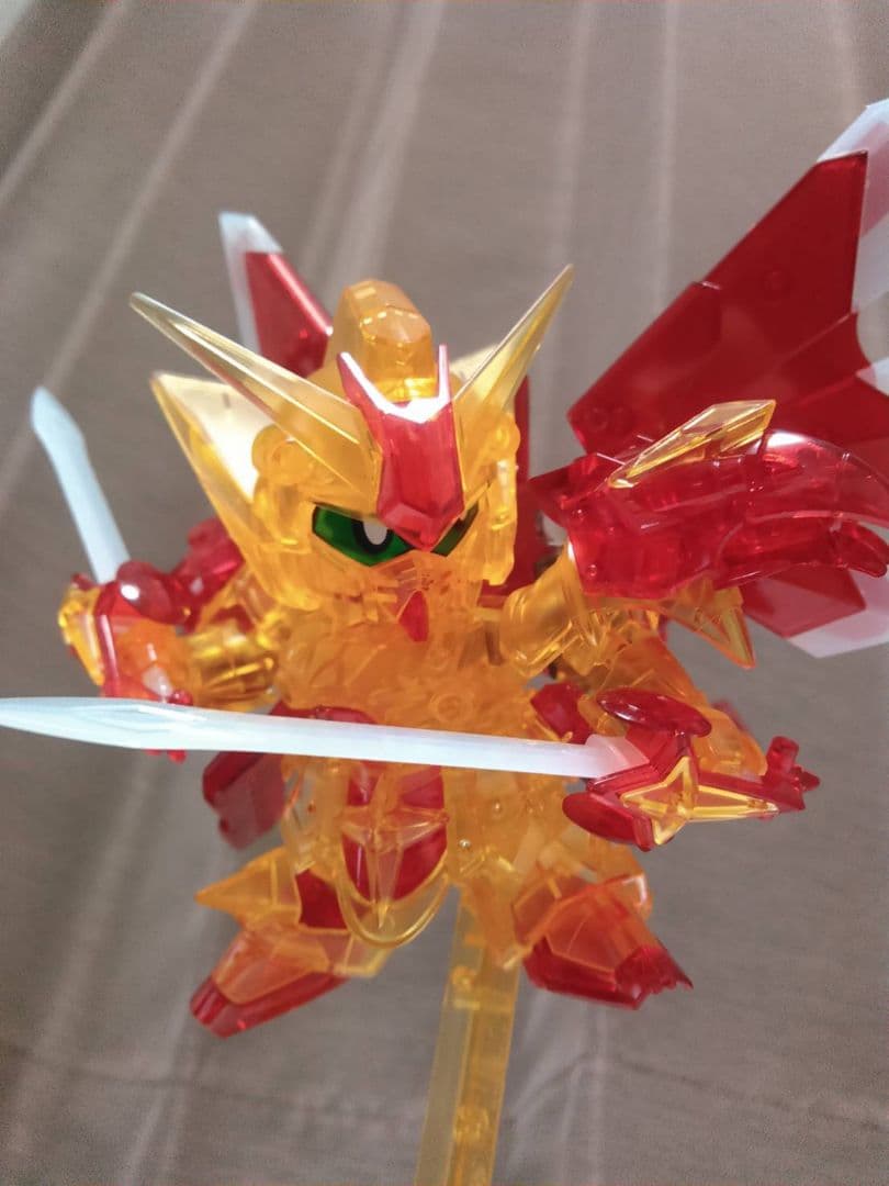 ガンダムベース限定　騎士スペリオルドラゴン（クリアカラー）組立済み