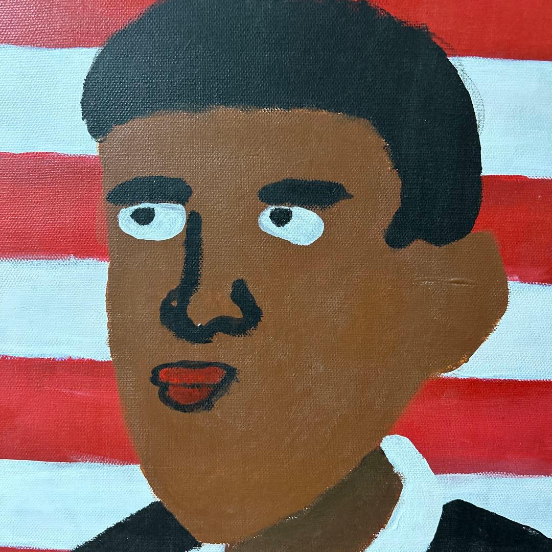 激レア　1of1 オバマ　アート　絵画