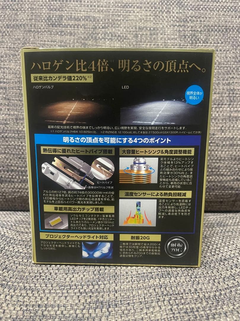 RIZING III HB3/HB4 LEDヘッドライト3000lm 6000K