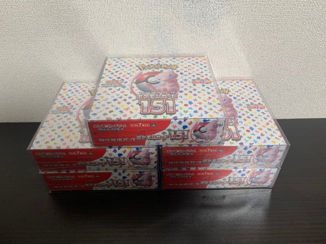【新品未開封】ポケモンカード 151 シュリンク付き 5BOX