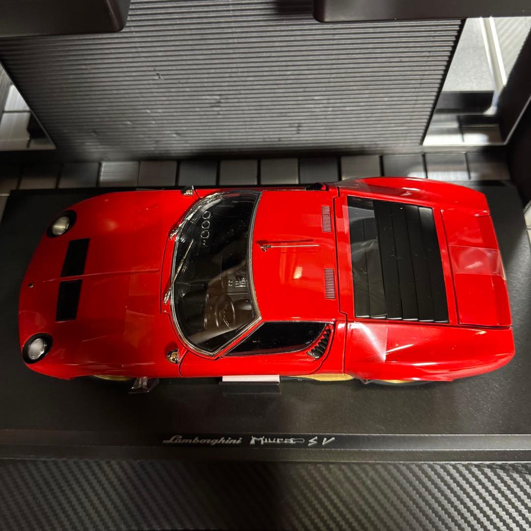 未展示品 京商 1/18 ランボルギーニ ミウラ P400 SV レッド