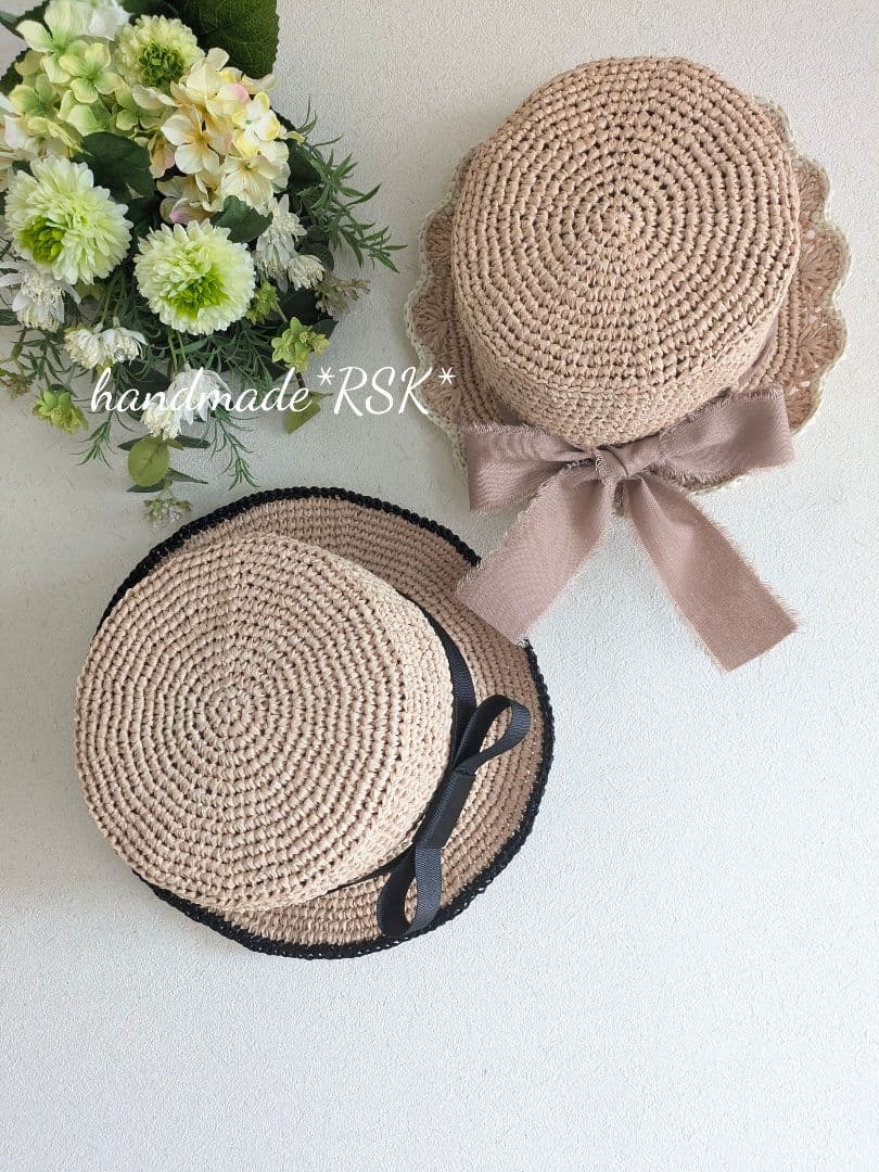 vawvaw様オーダーページ　カンカン帽　ハンドメイド