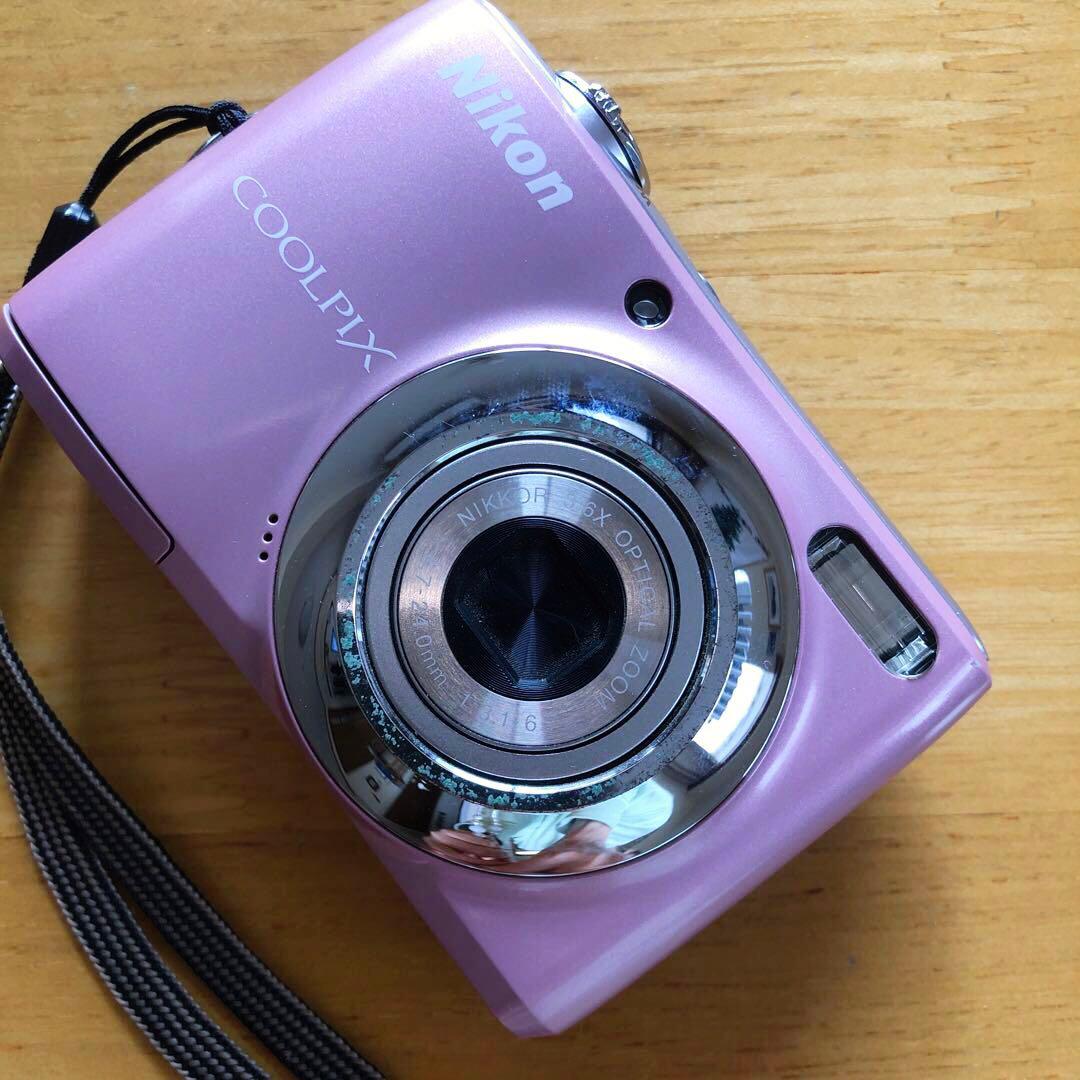 美品 NIKON COOLPIX L21 クールピクス ピンク デジカメ