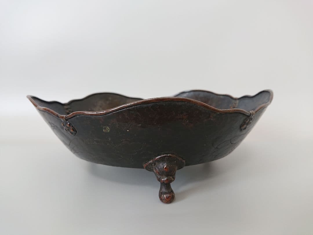 中国 明時代 古銅大鉢