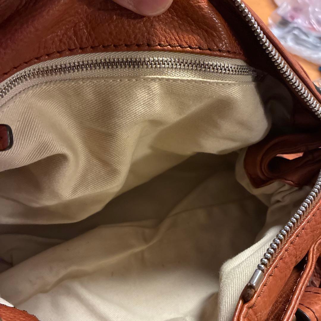 Chloé ブラウンレザー ハンドバッグ