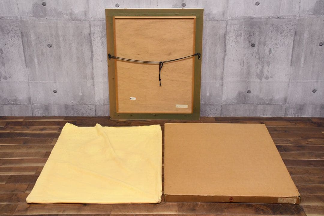 BGC93 デビット・リー シルクスクリーン 開花 AP 直筆サイン 額装