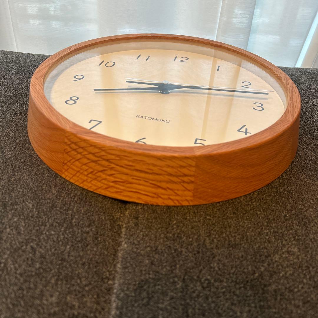 KATOMOKU カトモク　電波時計　 壁掛け時計