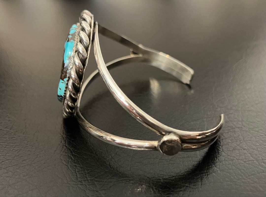 NAVAJOナバホ特大bisbeeビズビーターコイズバングル