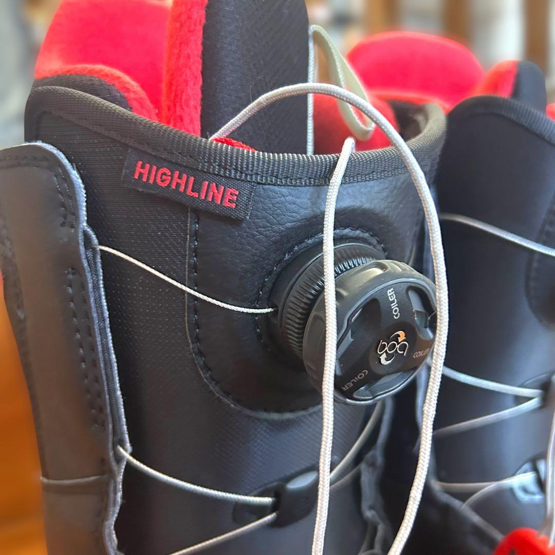 【美品】BURTON HIGHLINE BOA 25.5cm スノーボードブーツ