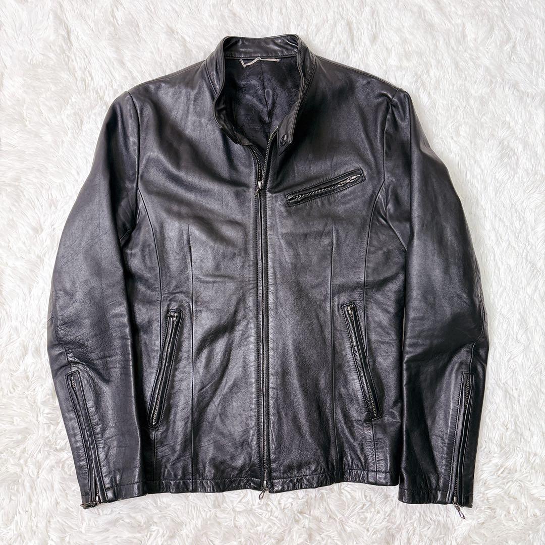 希少！　ゴスタールジフーガ 馬革 シングルライダースジャケット y2k 00s
