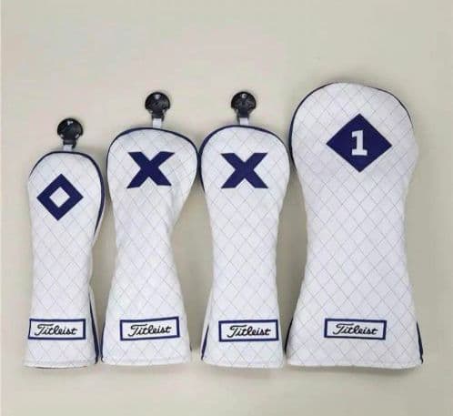 ヘッドカバー ゴルフクラブカバー タイトリスト４点セット