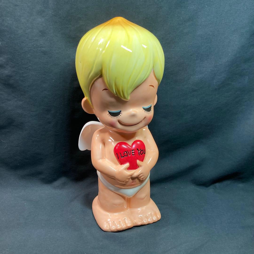 AYUAKA【美品】内藤ルネ 陶器製 天使貯金箱 エンジェル