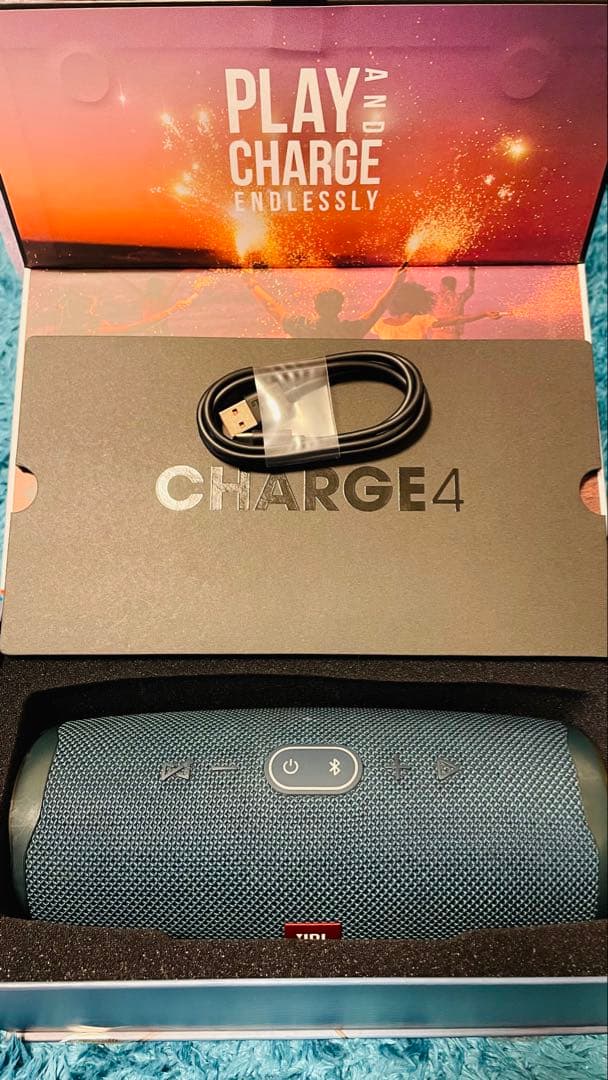 JBL CHARGE4 ワイヤレススピーカー ダークブルー