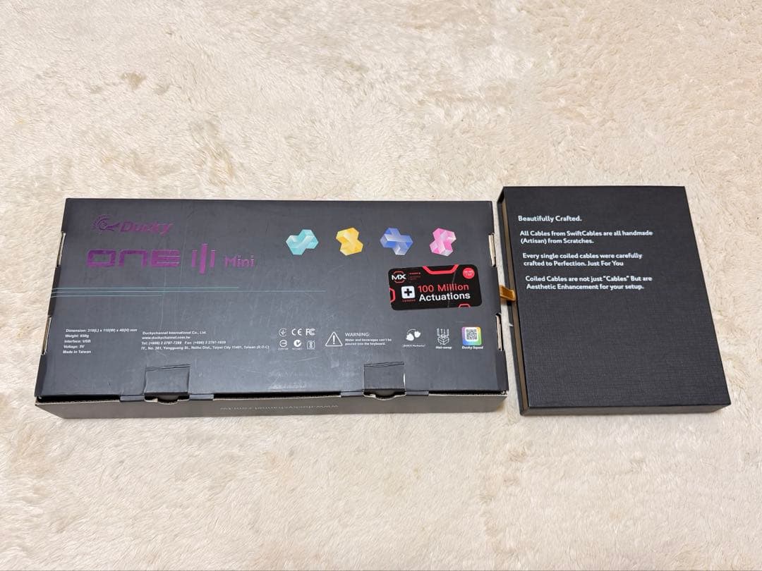 専用Ducky One 3 Mini 60% keyboard 銀軸