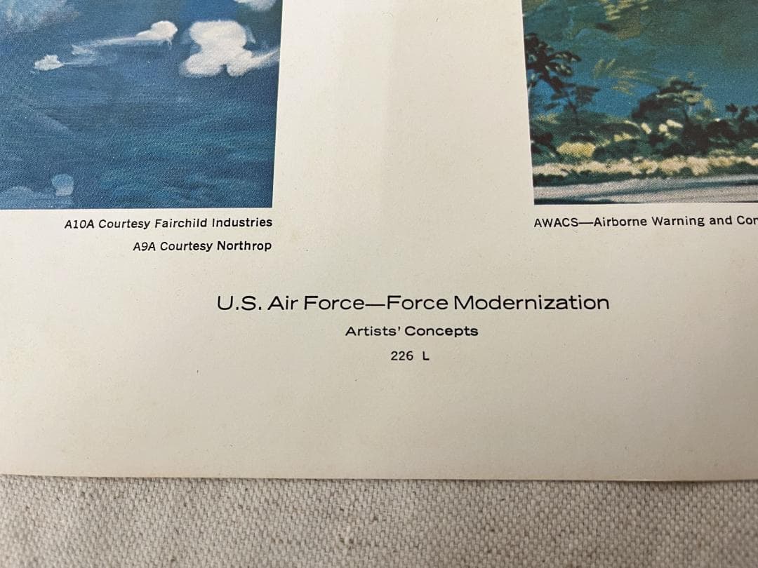 現状！【USAF】 アメリカ空軍イラストなど３点