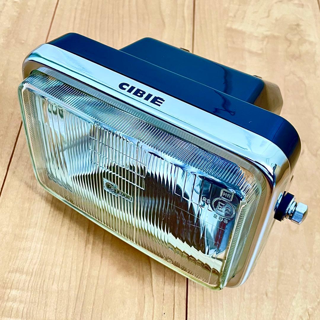 シビエ CIBIE 角型 ヘッドライト CBR400F 当時物 角目
