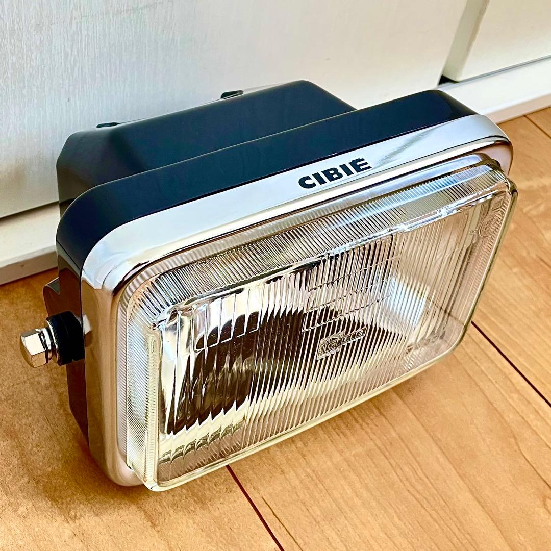 シビエ CIBIE 角型 ヘッドライト CBR400F 当時物 角目