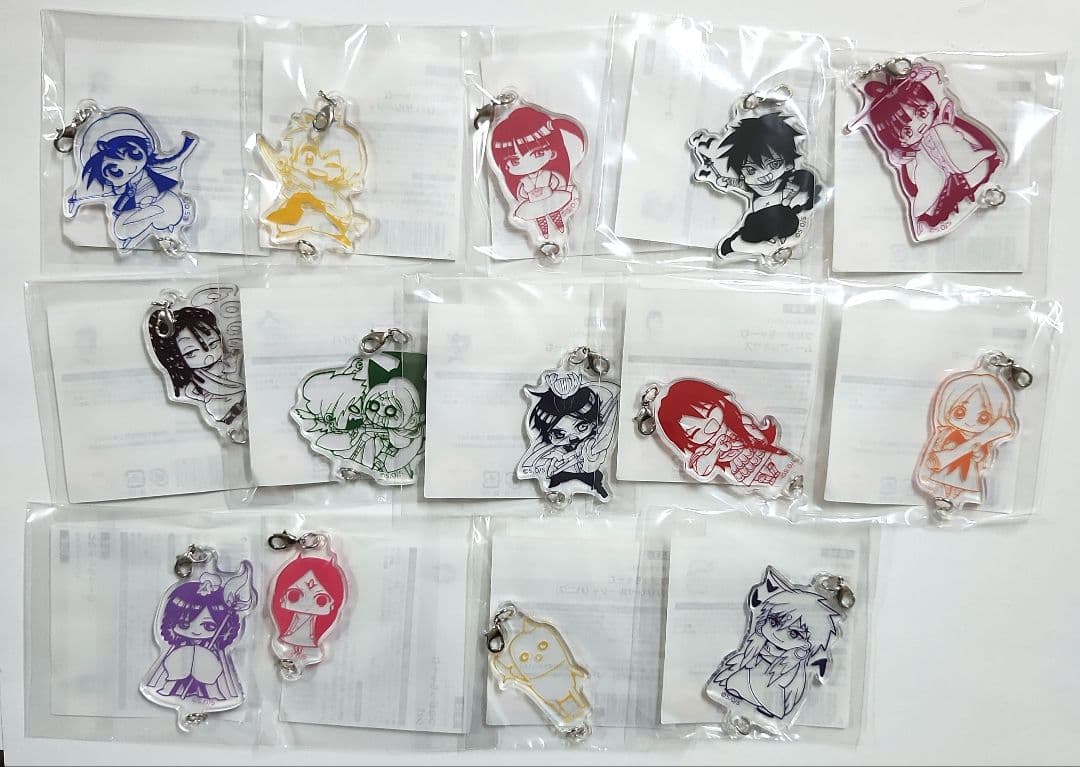 マギ　くじ引き堂　缶バッジ　つながっちゃーむ