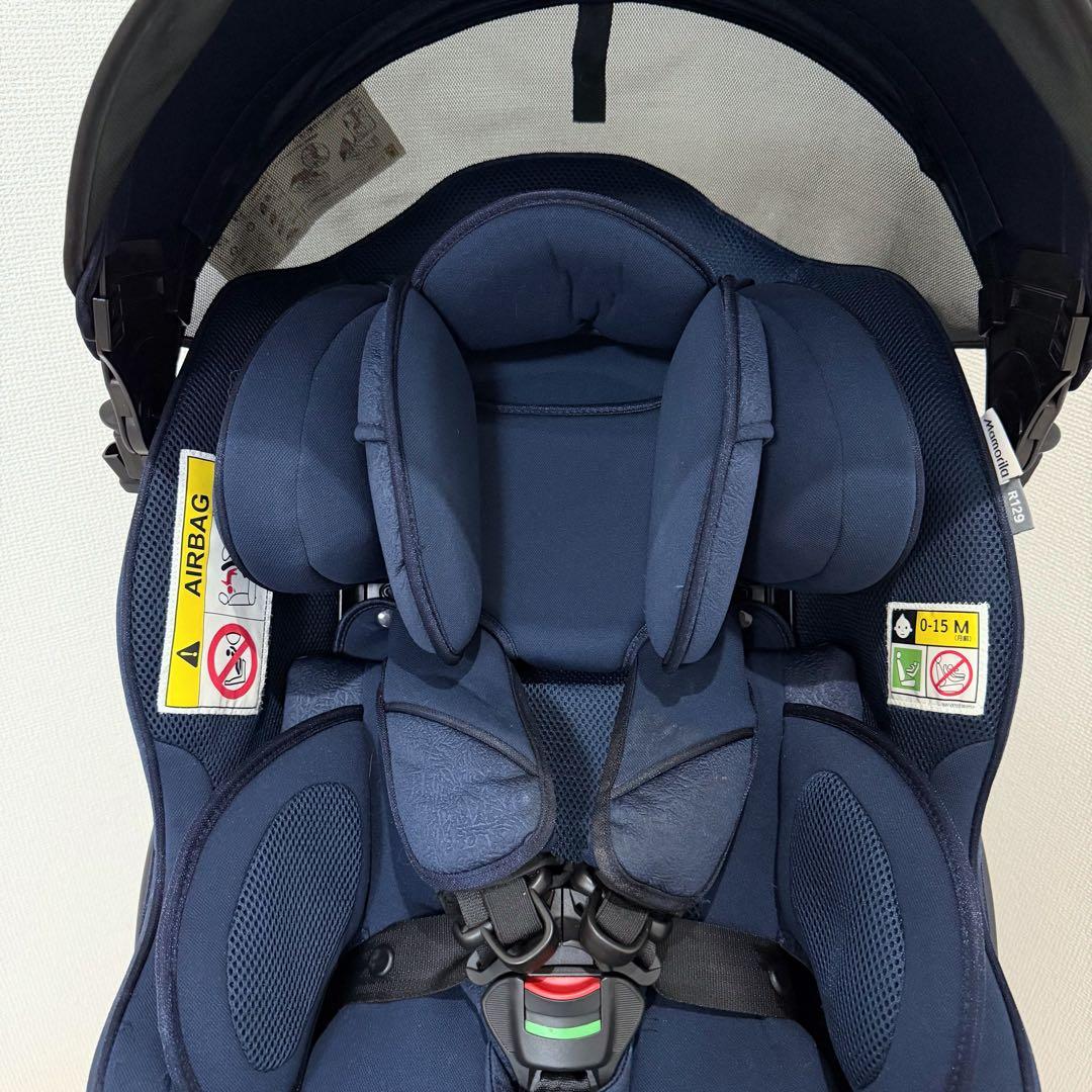 【美品】アップリカ　マモリラ ISOFIX チャイルドシート　ケープネイビー