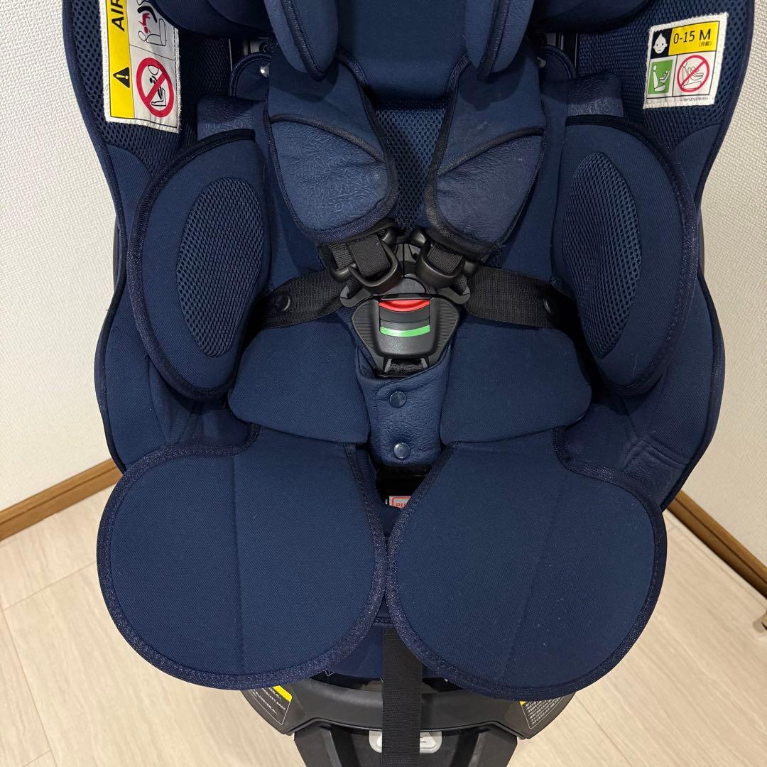 【美品】アップリカ　マモリラ ISOFIX チャイルドシート　ケープネイビー
