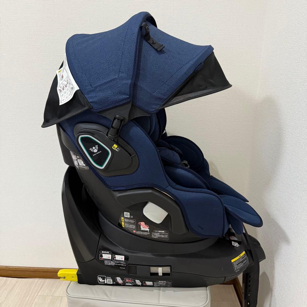 【美品】アップリカ　マモリラ ISOFIX チャイルドシート　ケープネイビー