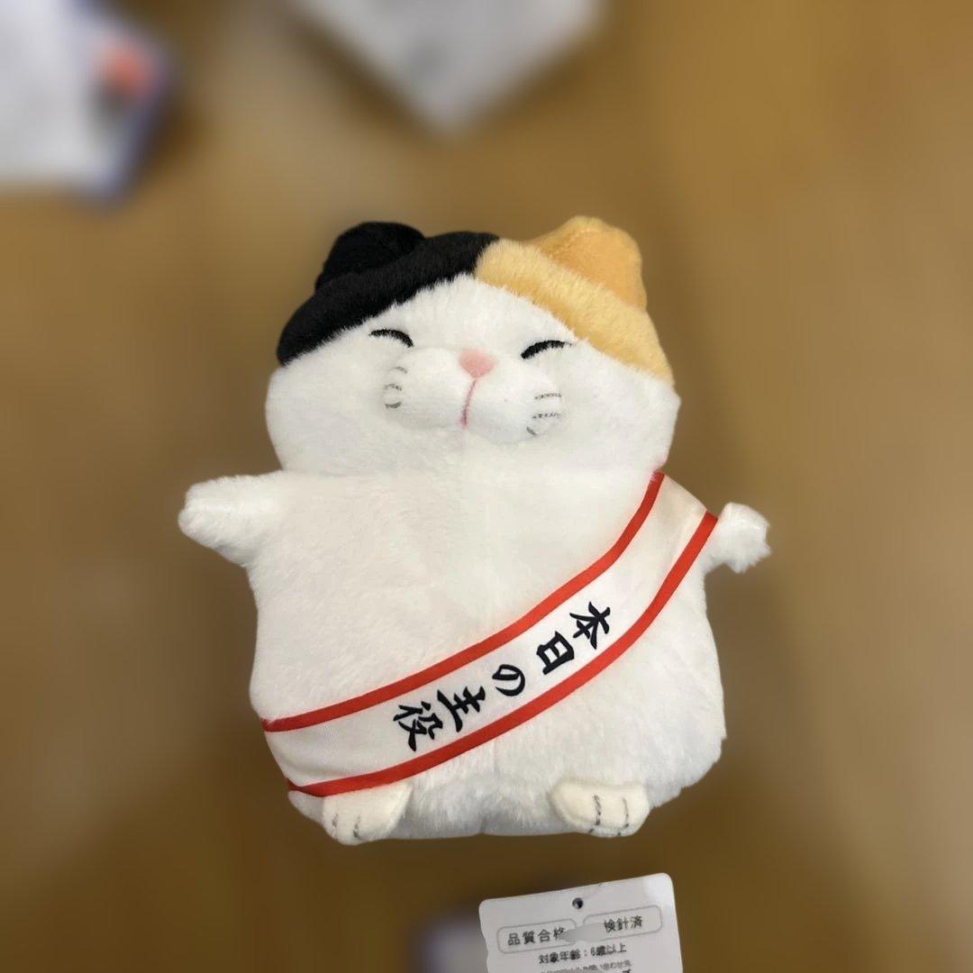 ひげまんじゅう 祝　 ぬいぐるみ 4つセット 10周年　14cm